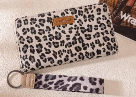 Wrangler Leopard Print Wallet