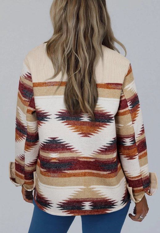 Aztec Patchwork Shacket