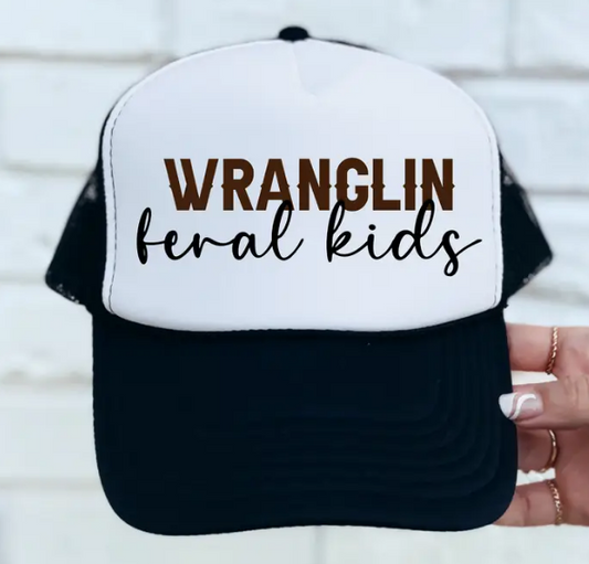 Wranglin Feral Kids Foam Trucker Hat