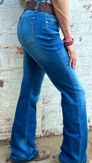 Non-Distressed Bootcut Jeans
