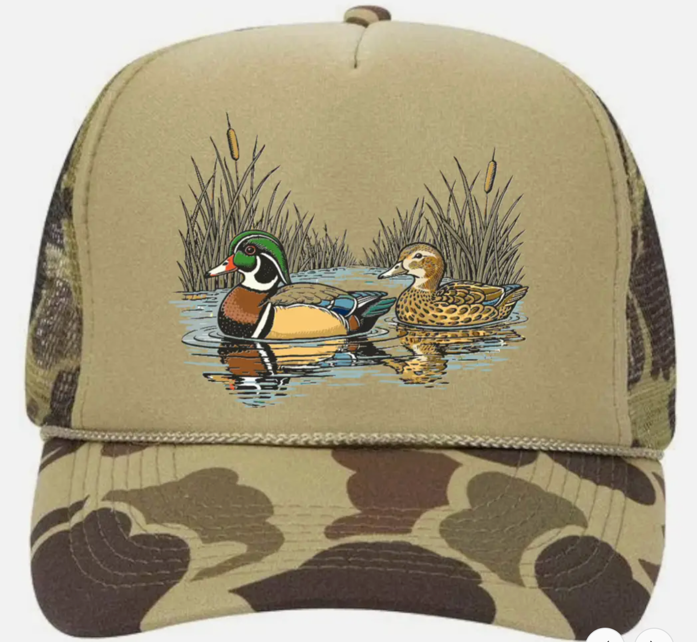 Youth Tan Camo Hat