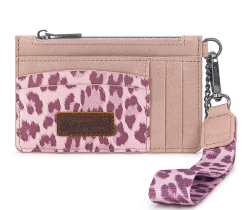 Wrangler Wristlet Pink/Leopard