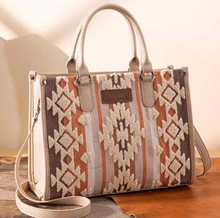 Wrangler Sherpa Aztec Tote Bag