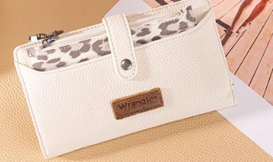 Wrangler Leopard Wallet Wristlet Set