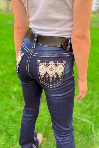 Girls' Western Bootcut Jeans